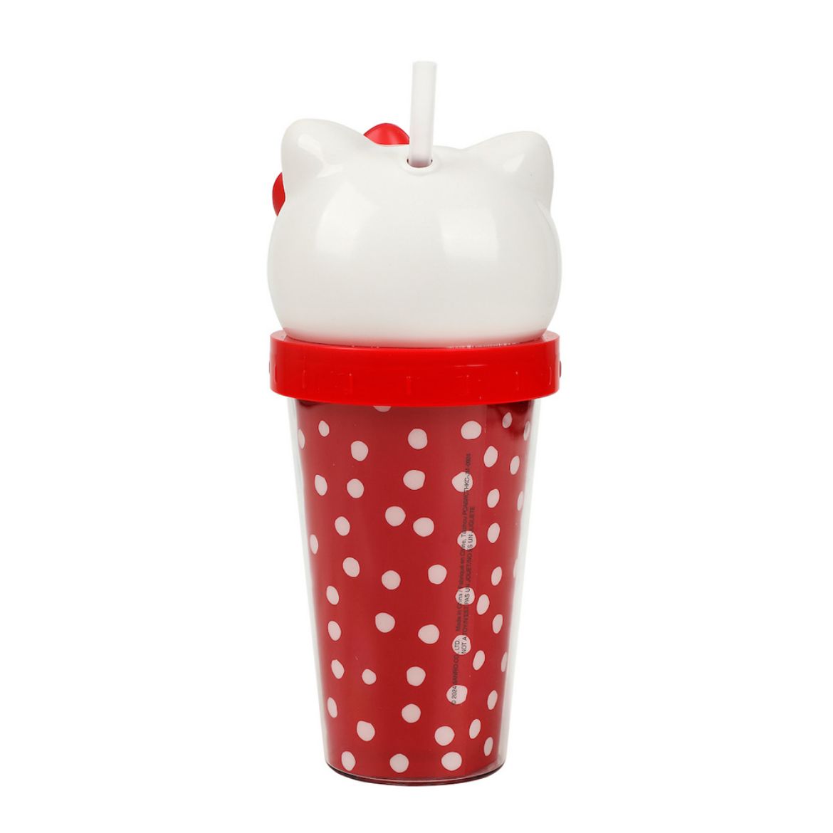 Hello Kitty 3D Face Travel Tumbler (Dots) - Image 6