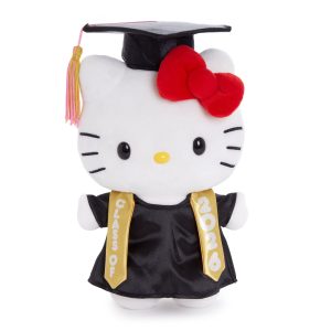 Hello Kitty 9 Cap and Gown Graduation Plush (Gold)