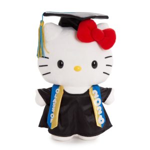 Hello Kitty 9 Cap and Gown Graduation Plush (Blue)