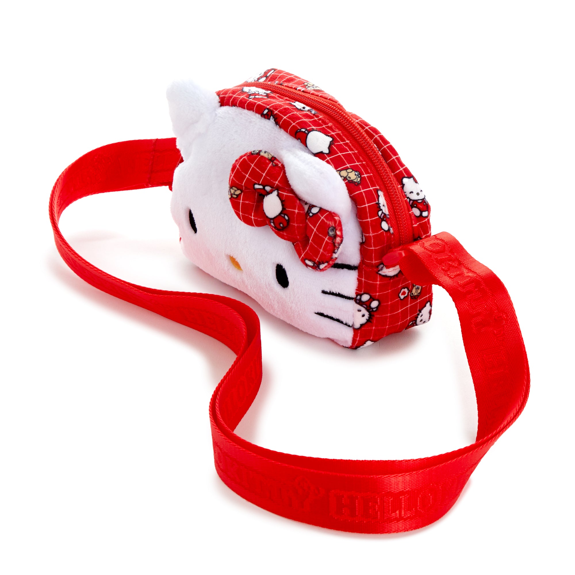 Hello Kitty Plush Crossbody Bag (Ruby Red Series) - Image 3