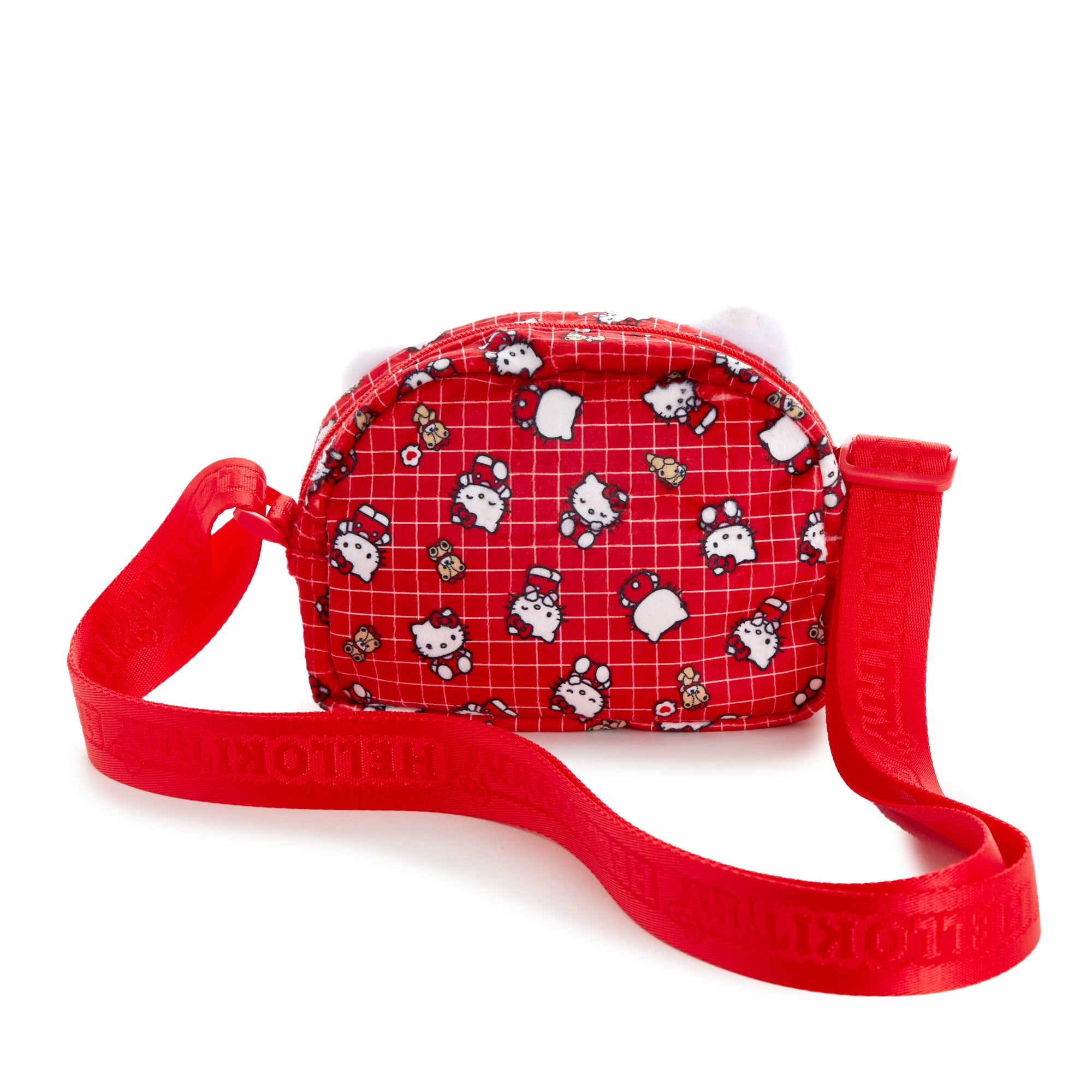 Hello Kitty Plush Crossbody Bag (Ruby Red Series) - Image 5