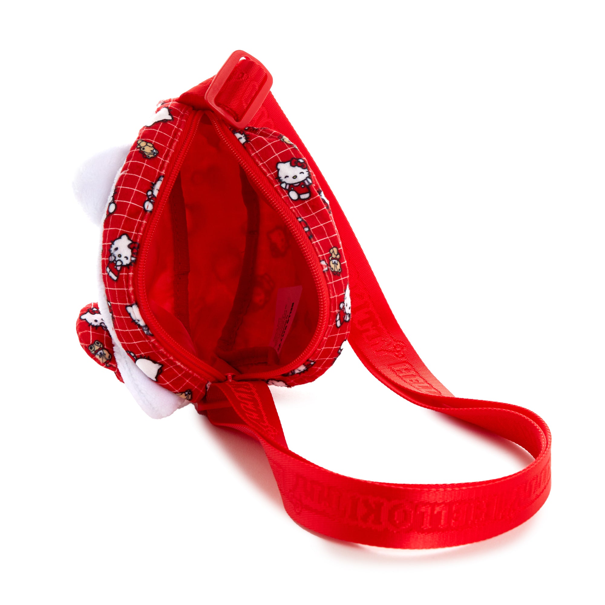 Hello Kitty Plush Crossbody Bag (Ruby Red Series) - Image 6