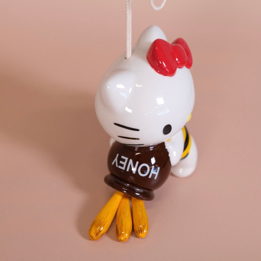 Hello Kitty Bumblebee Ceramic Wind Chime - Image 5