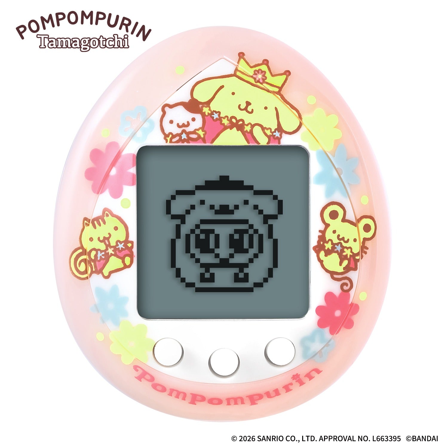 Pompompurin x Tamagotchi Nano (Magical Pink)