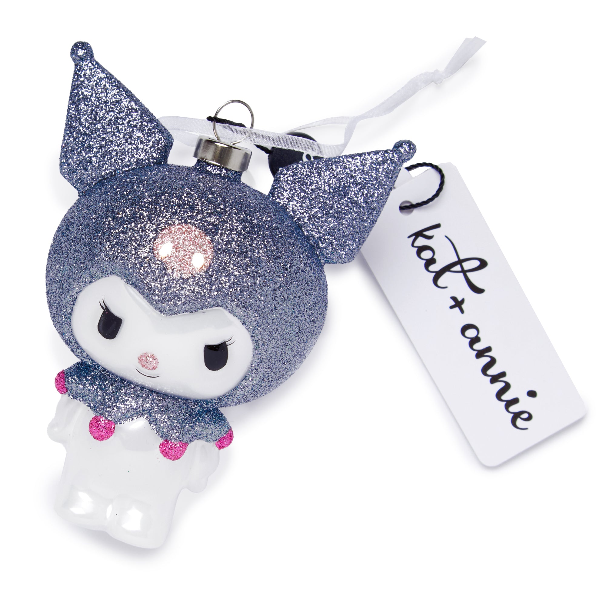 Kuromi x Kat + Annie Glass Ornament - Image 2