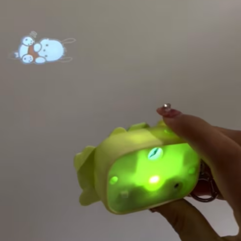Pochacco Mini Light Projection Camera Keychain - Image 2