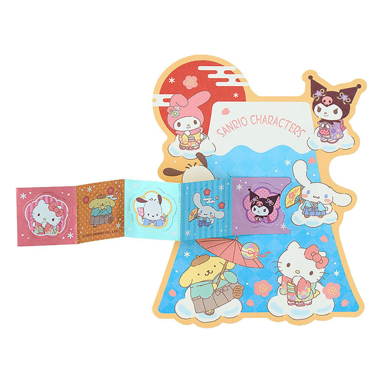Sanrio Characters Enclosure Envelope 6-pc Set (Fuji Rock) - Image 2