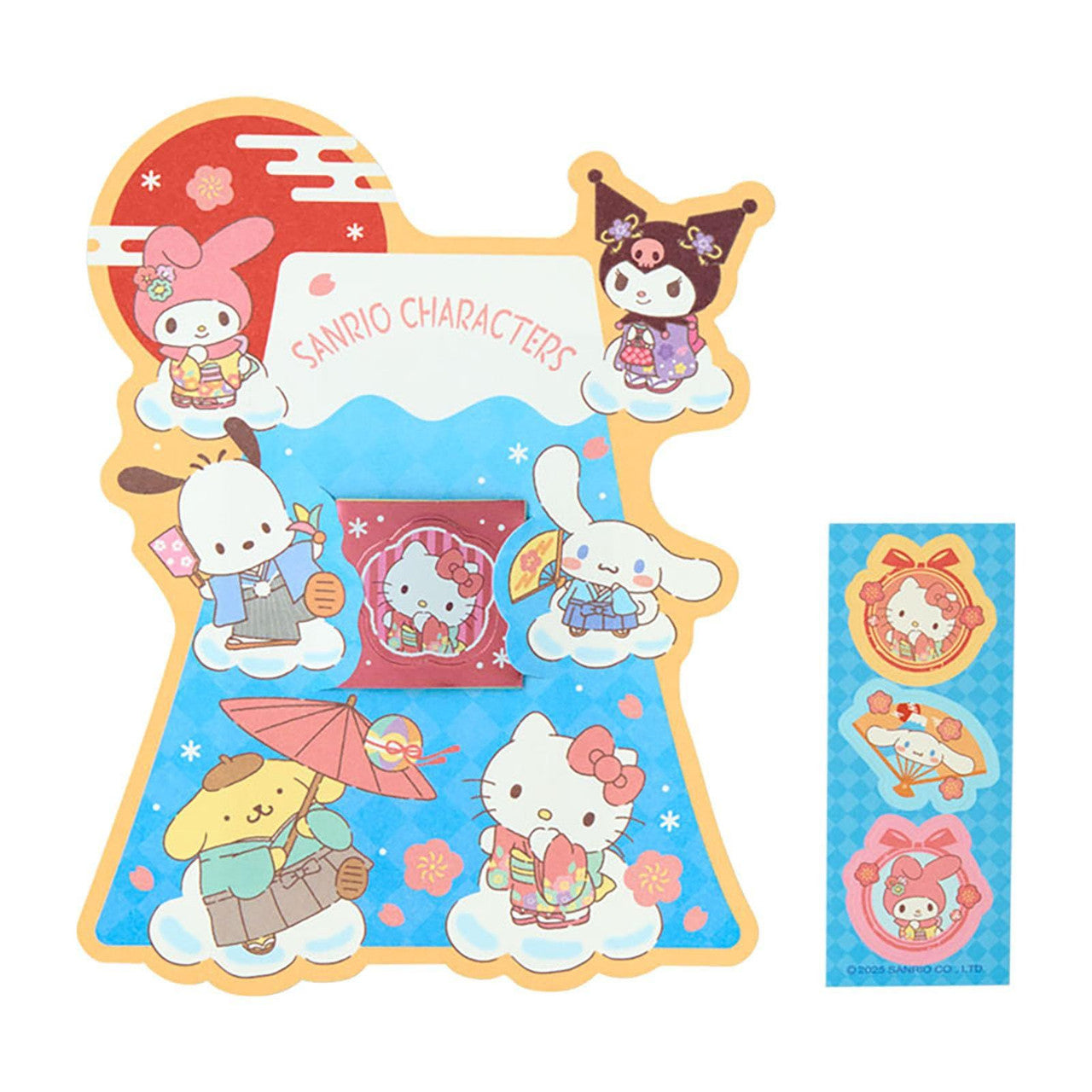 Sanrio Characters Enclosure Envelope 6-pc Set (Fuji Rock)