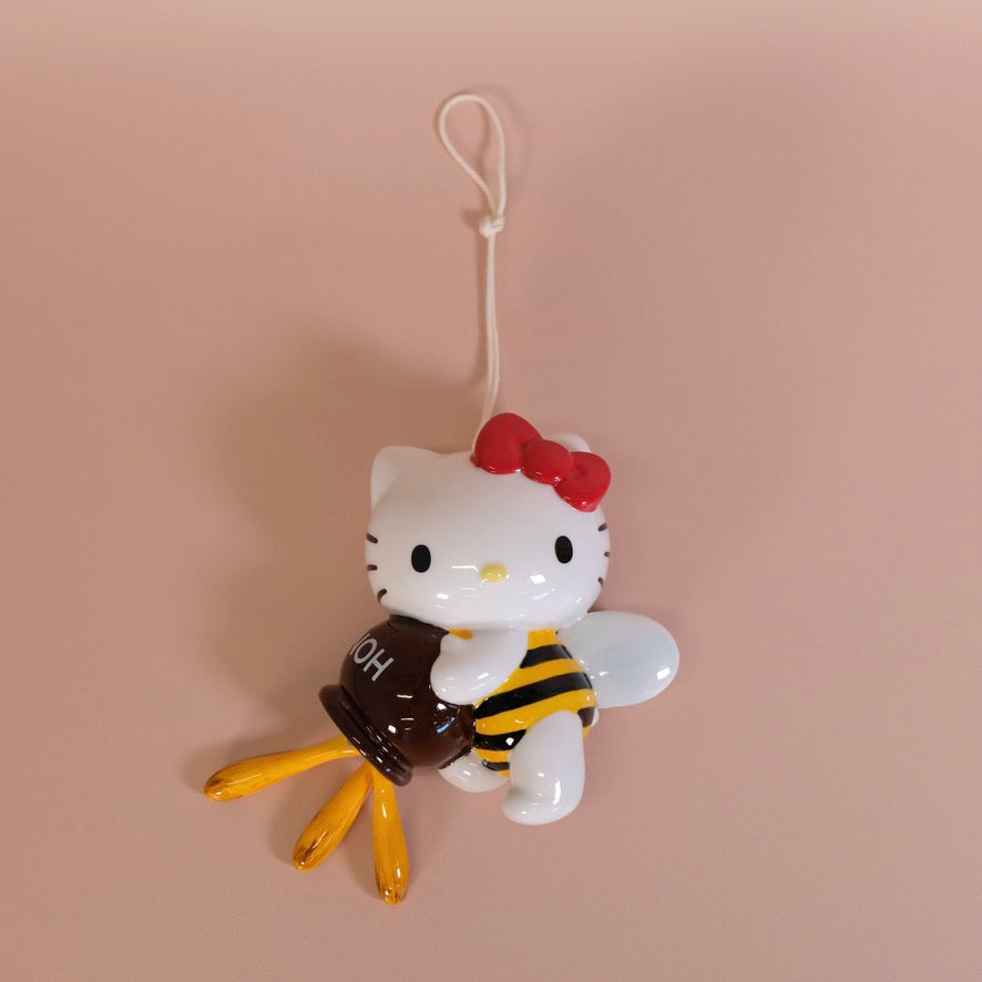 Hello Kitty Bumblebee Ceramic Wind Chime - Image 4