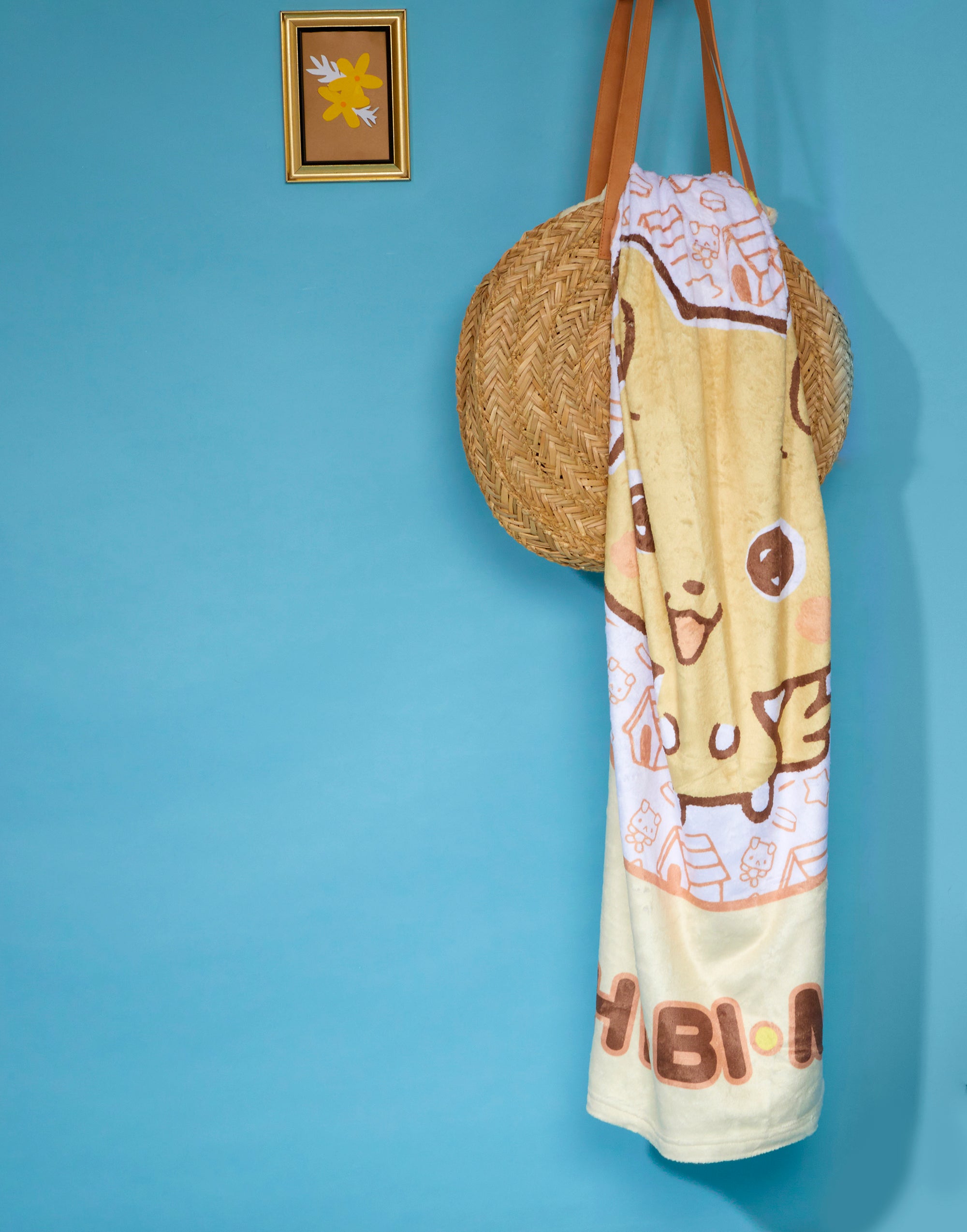 Chibimaru Cheerful Pup Throw Blanket - Image 6