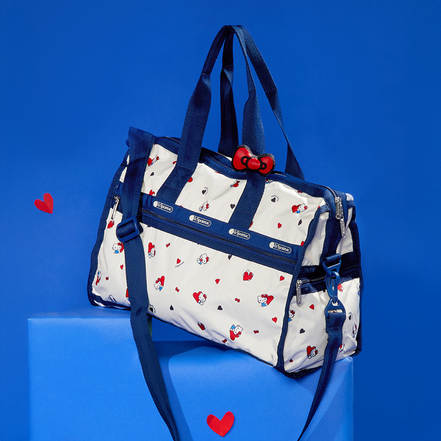 Hello Kitty x LeSportsac Deluxe Medium Weekender (Lots of Love) - Image 2