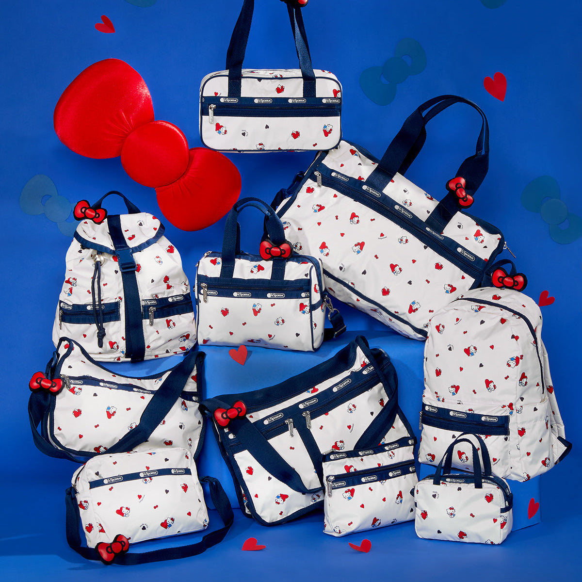 Hello Kitty x LeSportsac Everyday Backpack (Lots of Love) - Image 7