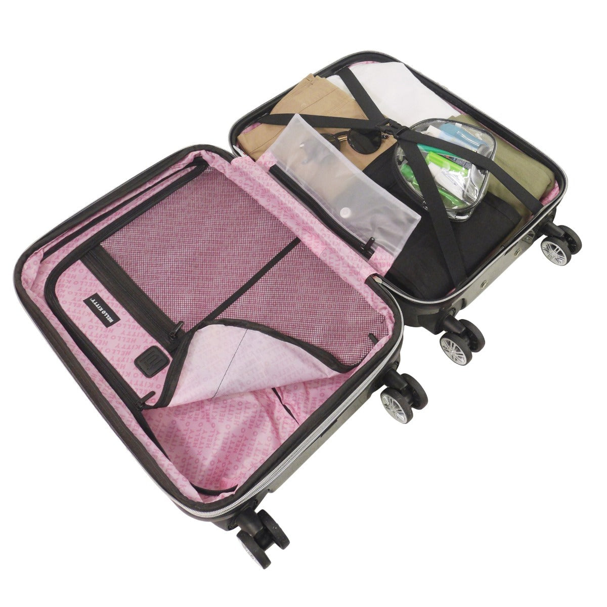 Hello Kitty x FUL 22 Pose Hardshell Luggage (Black) - Image 3
