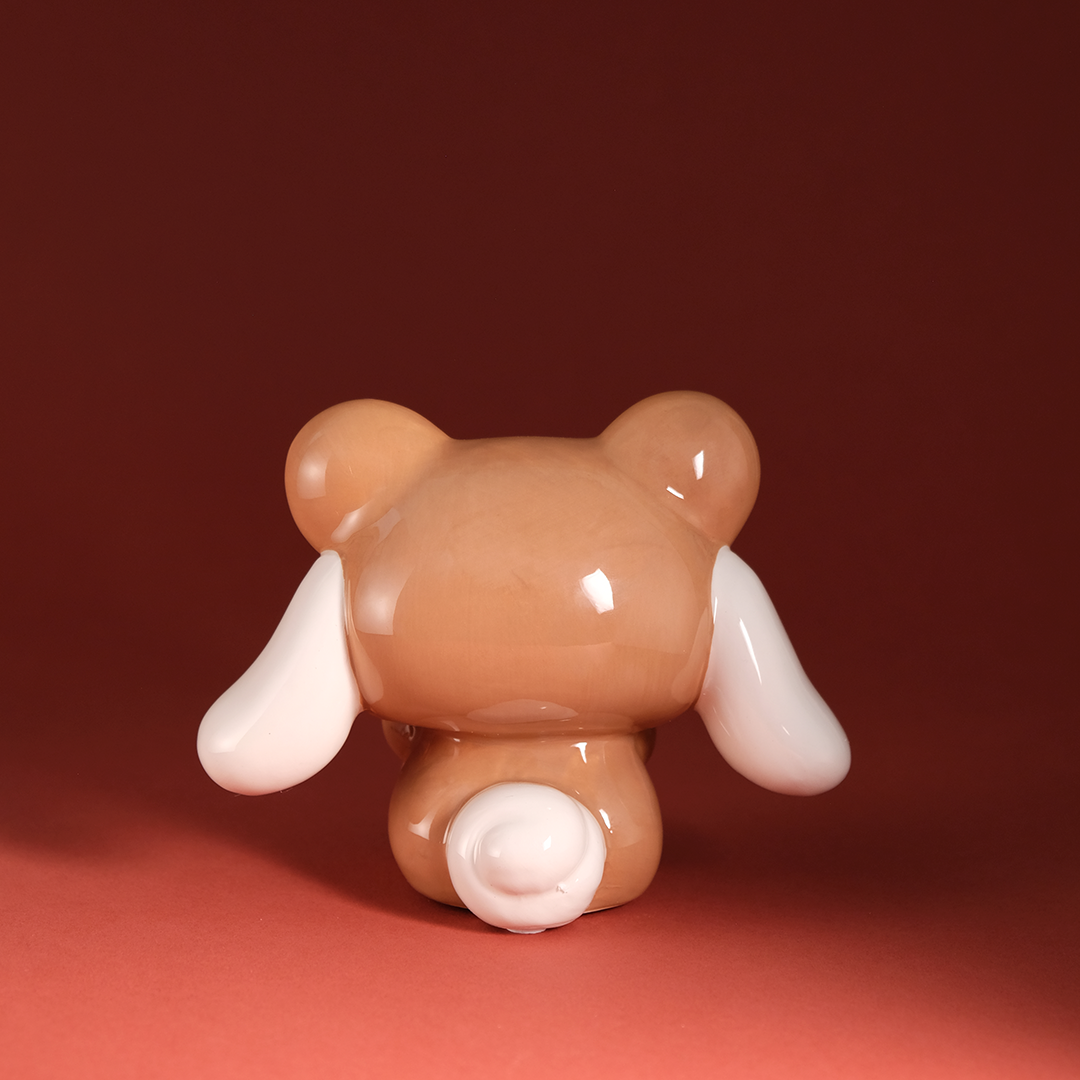 Cinnamoroll & Teddy Bear Love Ceramic Figurine - Image 3