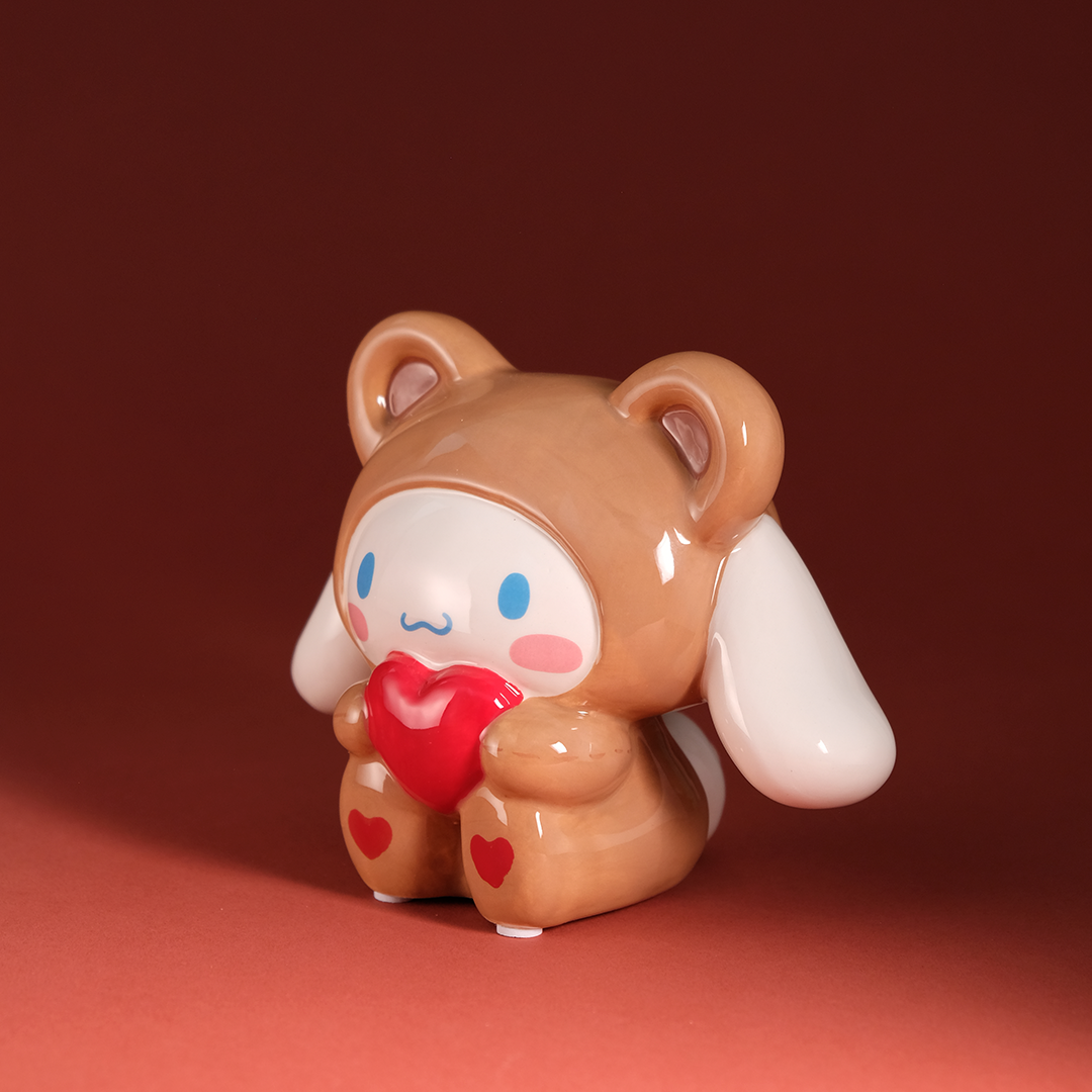 Cinnamoroll & Teddy Bear Love Ceramic Figurine - Image 2