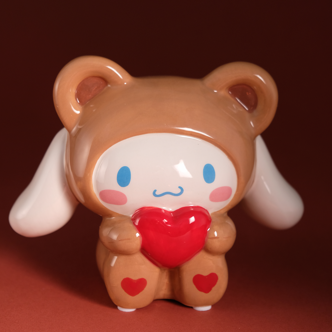 Cinnamoroll & Teddy Bear Love Ceramic Figurine - Image 5