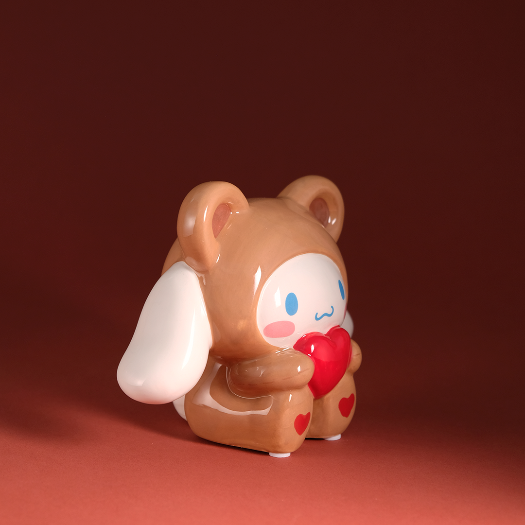 Cinnamoroll & Teddy Bear Love Ceramic Figurine - Image 4