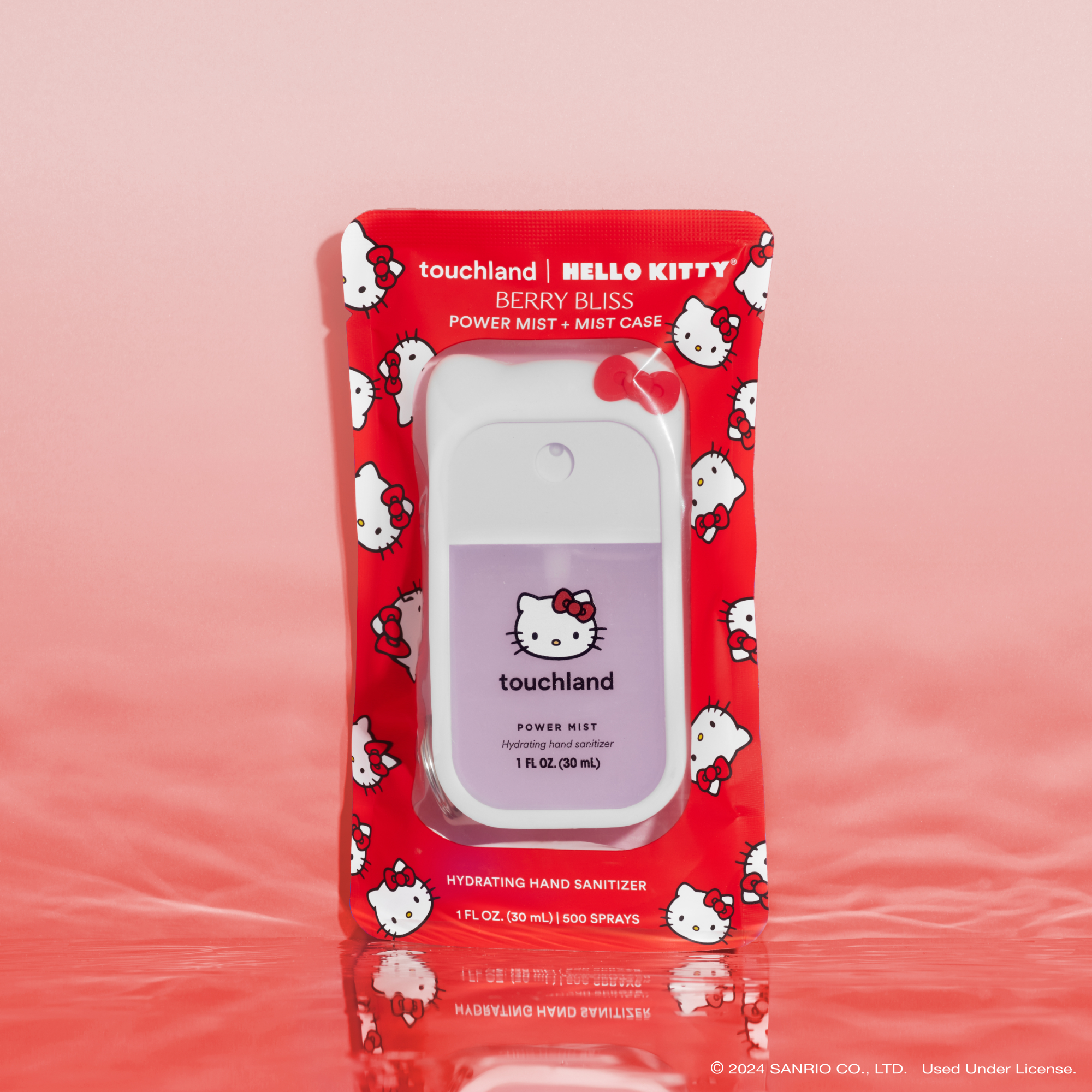 Hello Kitty x Touchland Power Mist Hand Sanitizer (Berry Bliss) - Image 4