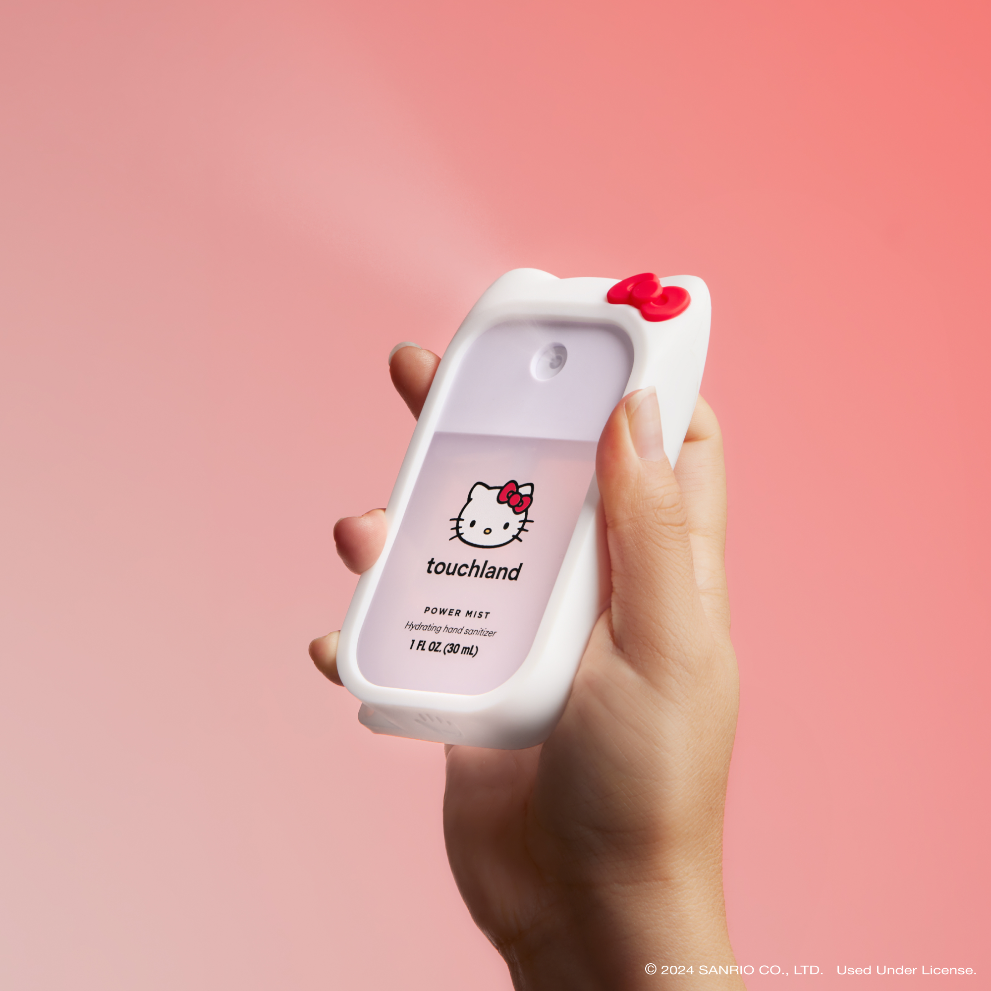 Hello Kitty x Touchland Power Mist Hand Sanitizer (Berry Bliss) - Image 2
