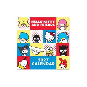Hello Kitty and Friends 2027 Petite Retro Wall Calendar