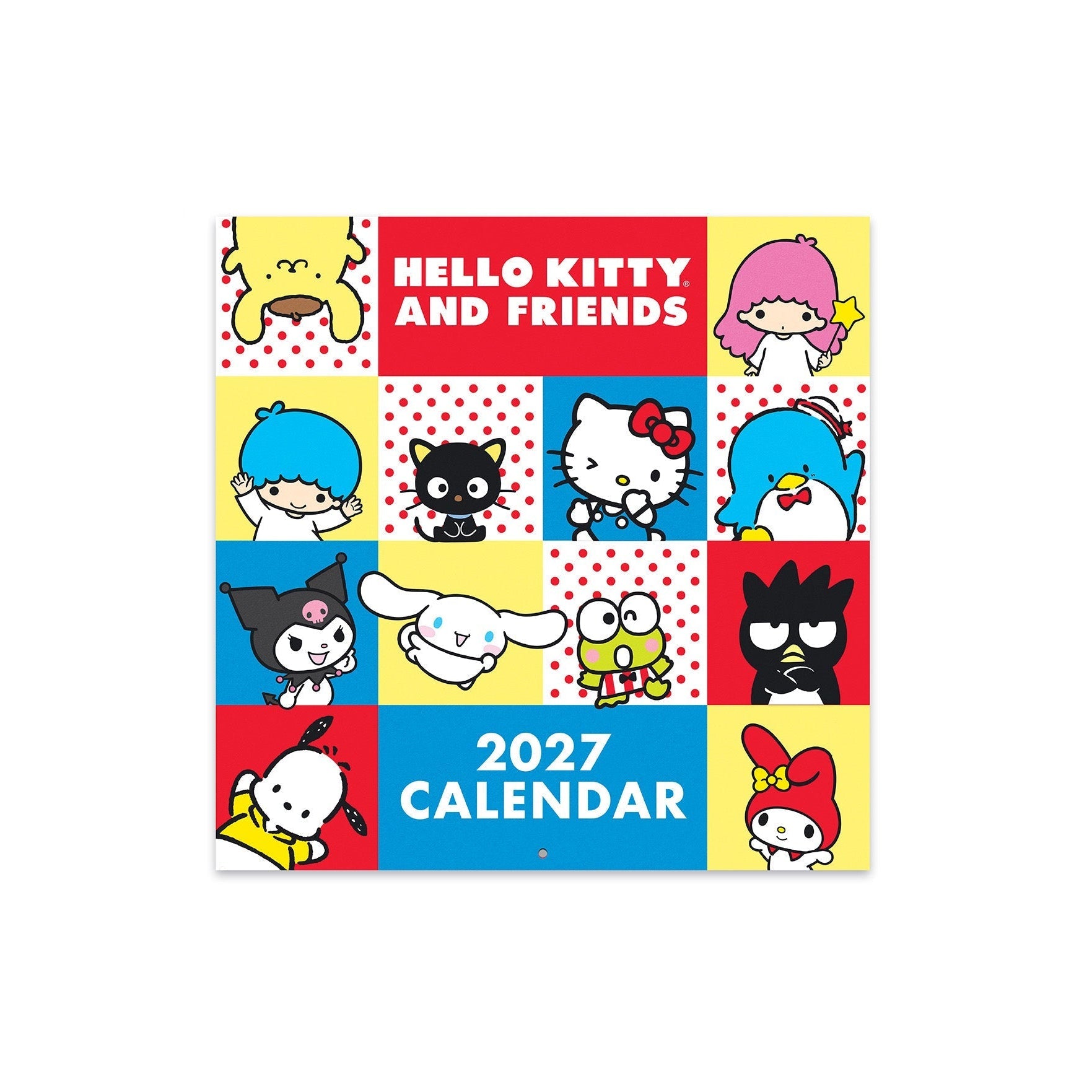Hello Kitty and Friends 2027 Petite Retro Wall Calendar