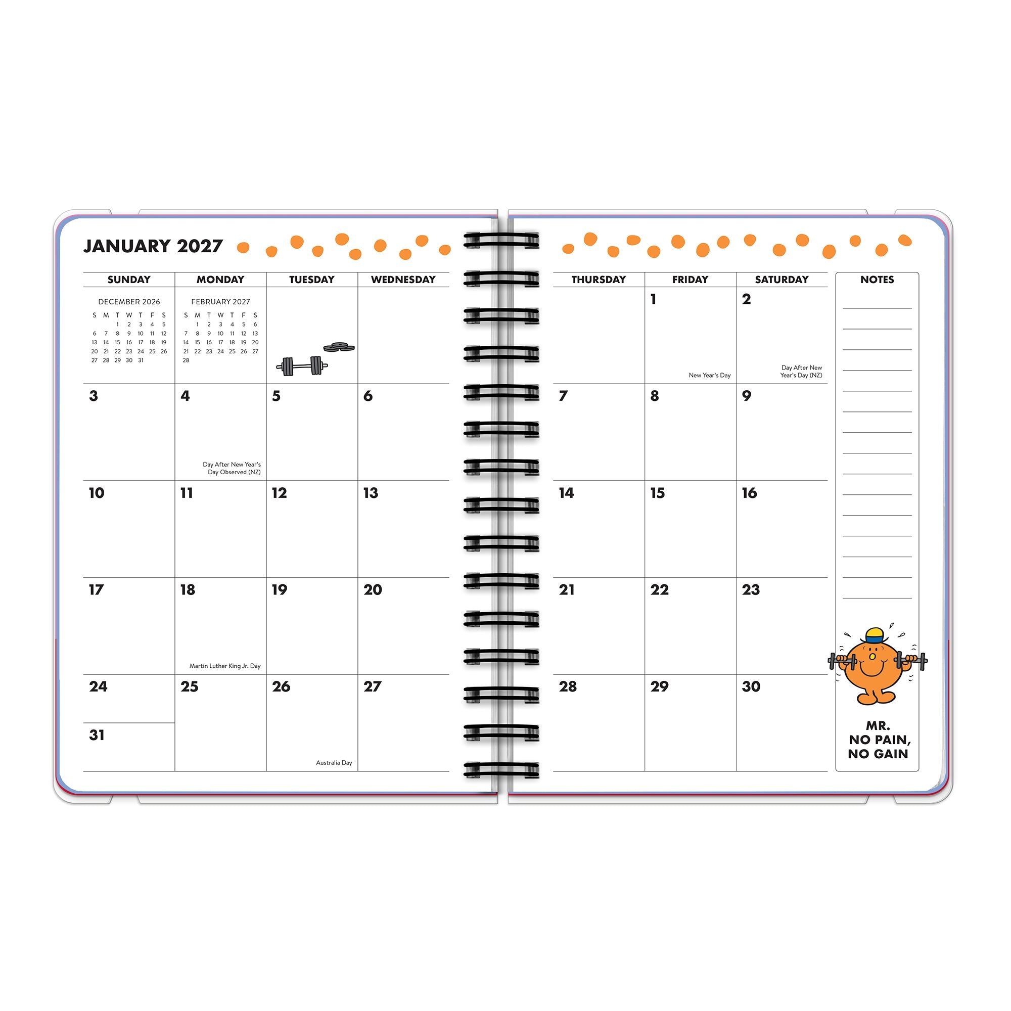 Little Miss Boss Lady 2027 Deluxe Compact Flexi Planner - Image 5