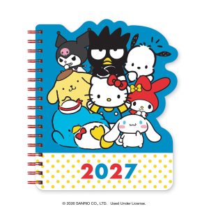 Hello Kitty and Friends 2027 Retro Die-Cut Weekly Planner