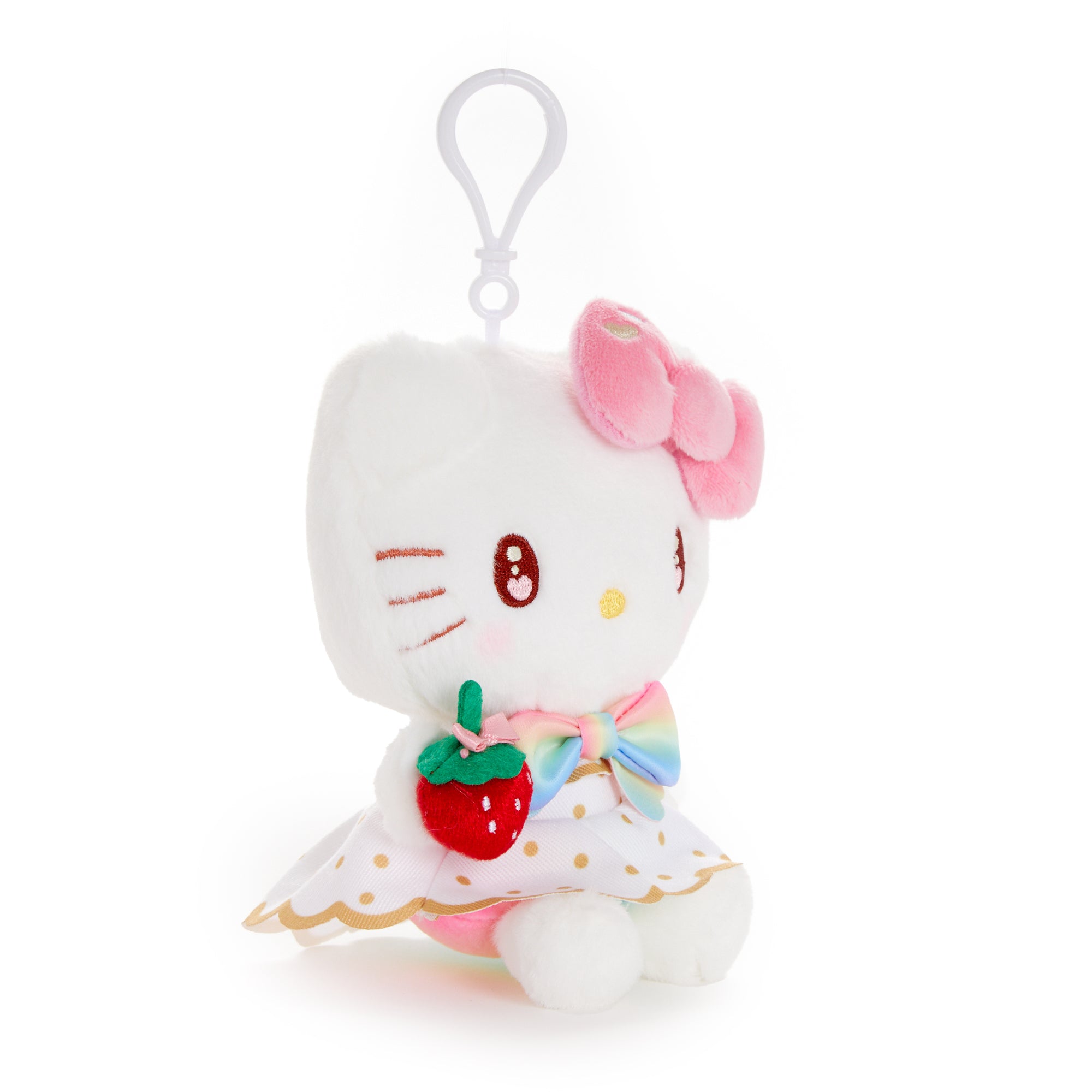 Hello Kitty Plush Mascot Clip (Strawberry Rainbow Series) - Image 2