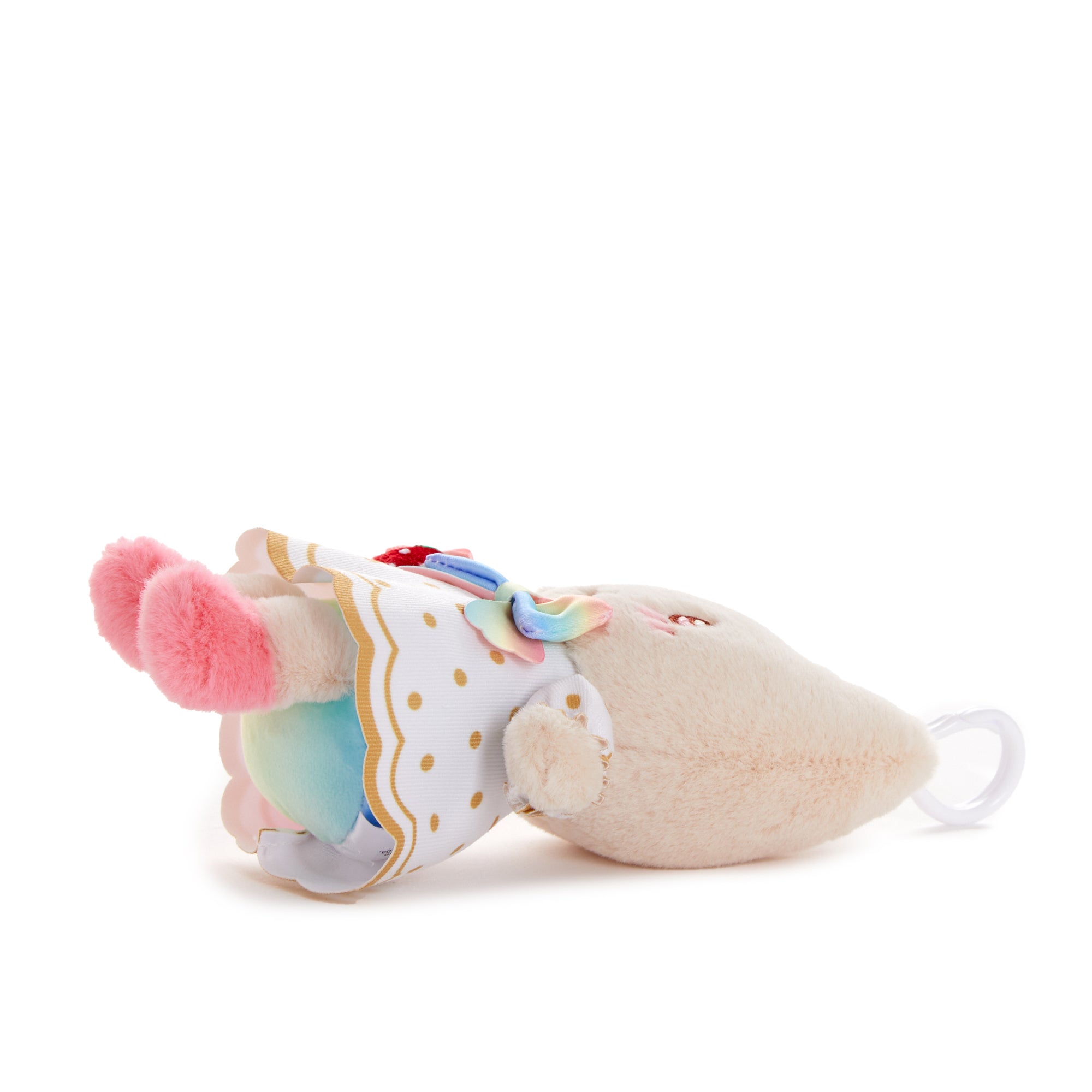 Marroncream Plush Mascot Clip (Strawberry Rainbow Series) - Image 4