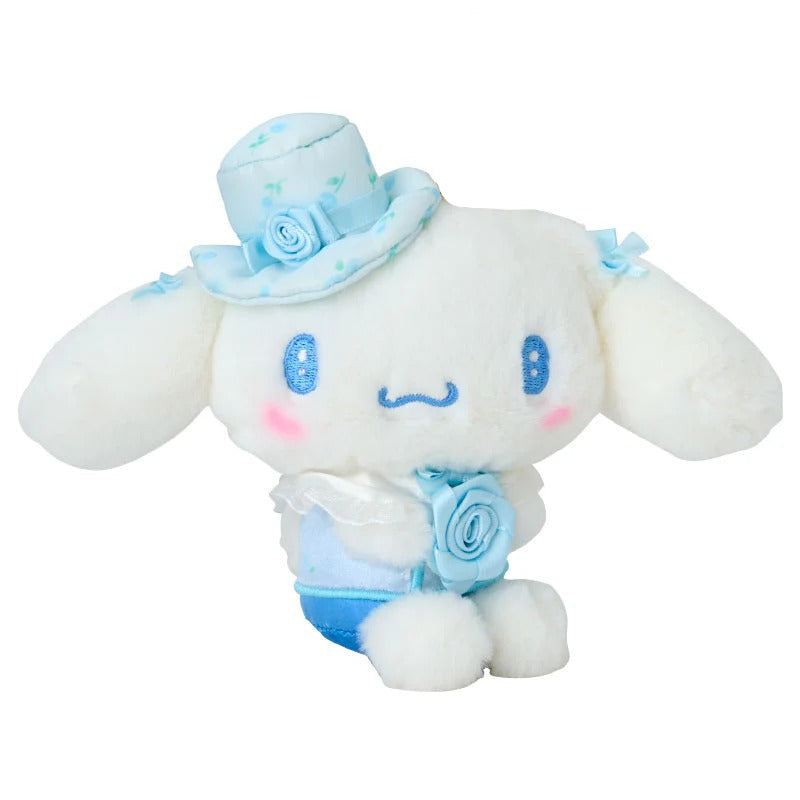 Cinnamoroll Plush Mascot Keychain (Dolly Rose Design Series) - Image 2
