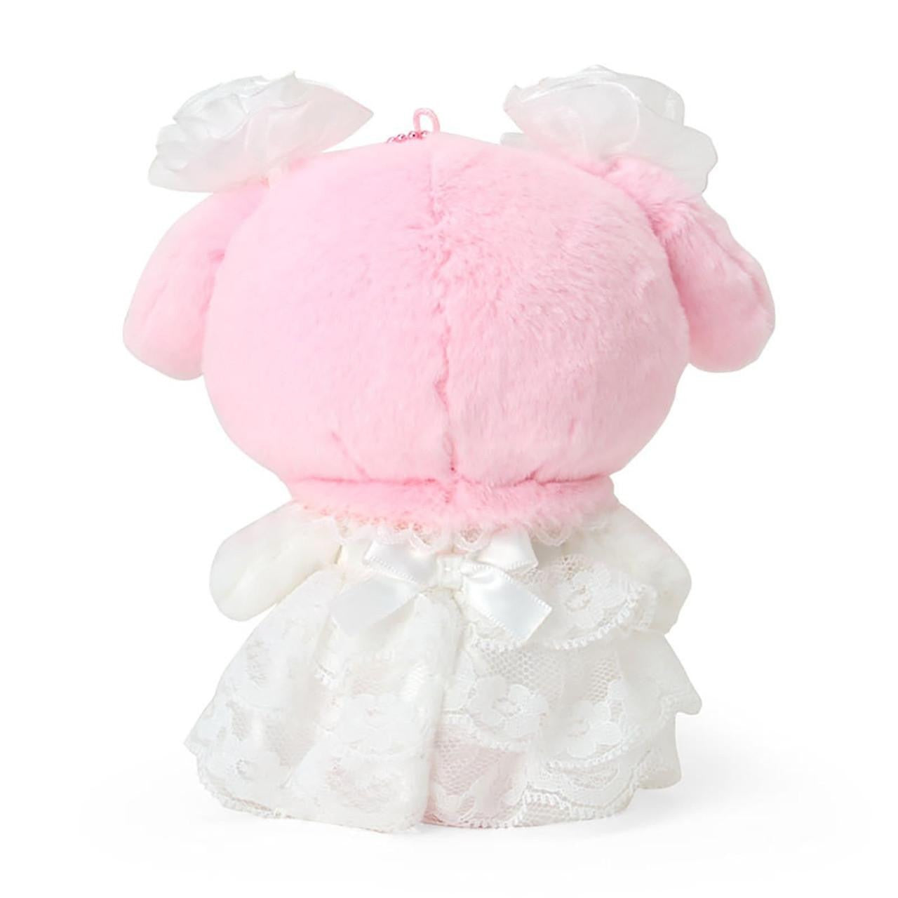 My Melody White Plush Mascot Keychain (Lady My Melody Series) - Image 4