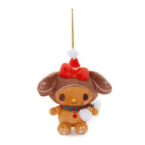 My Melody Plush Ornament (Holiday Gingerbread Friends)