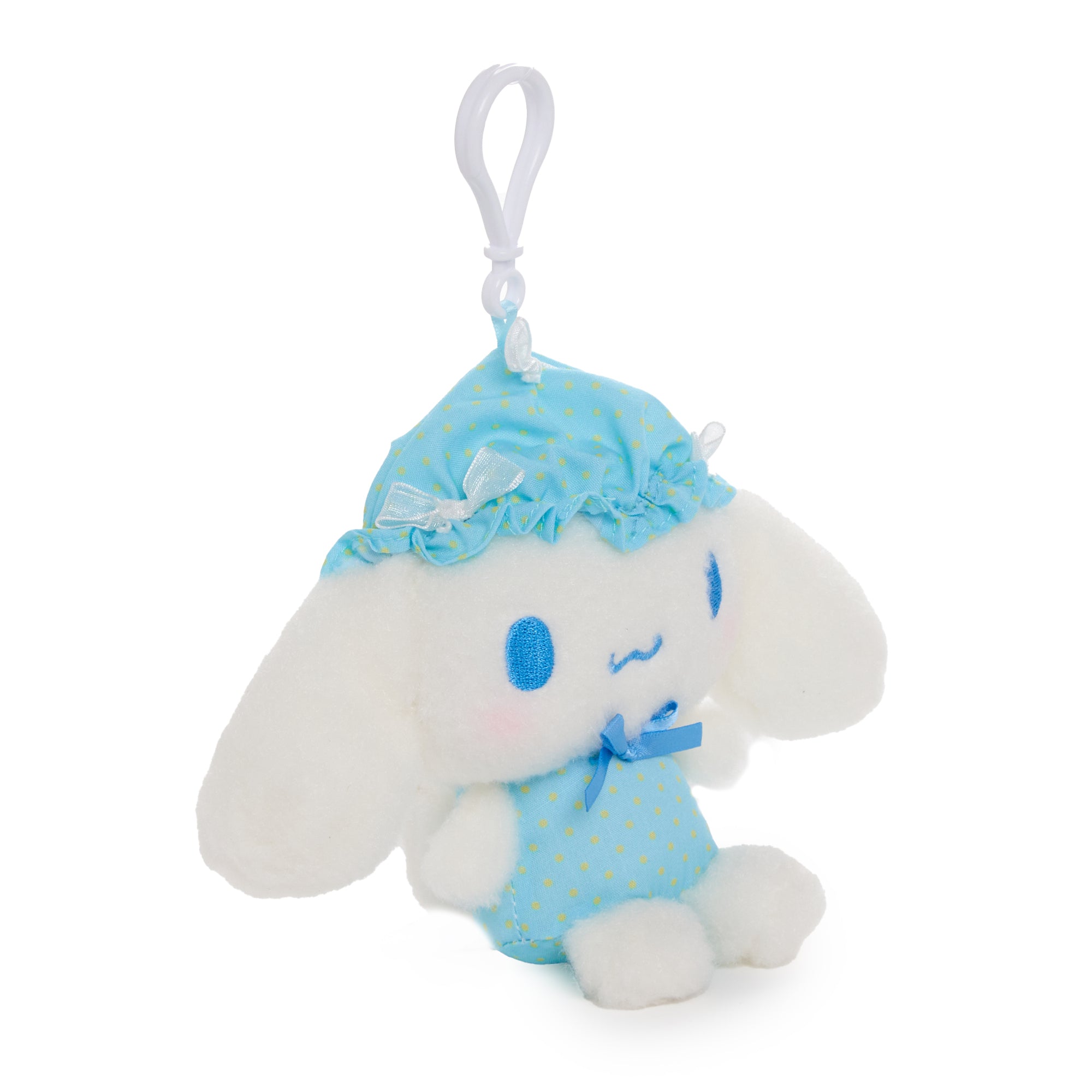 Cinnamoroll Plush Mascot Clip (Nightcap Series) - Image 4