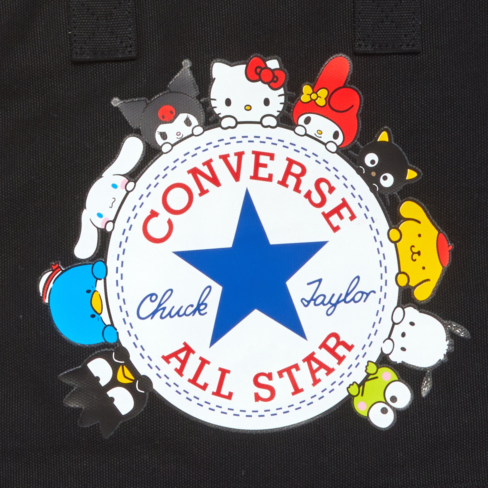 Converse x Hello Kitty and Friends Canvas Tote Bag (Black) - Image 4
