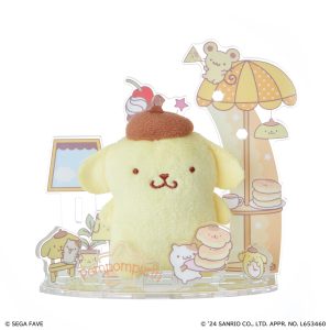 Pompompurin Mini Plush & Acrylic Stand Set (Nuikatsu Plushie Life Series)