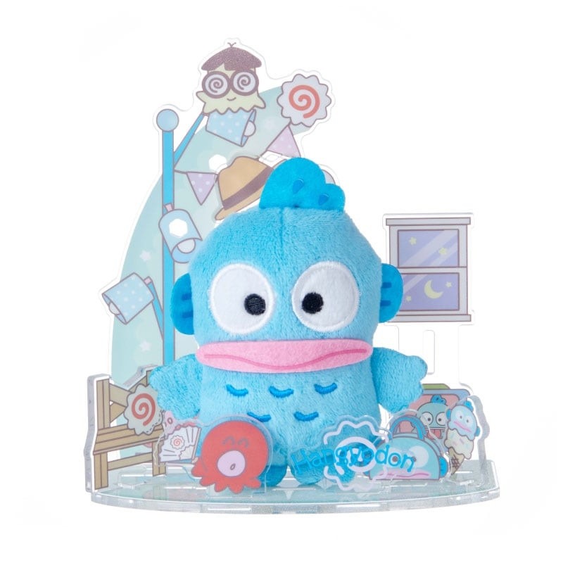 Hangyodon Mini Plush & Acrylic Stand Set (Nuikatsu Plushie Life Series) - Image 4