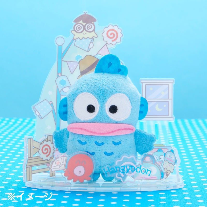 Hangyodon Mini Plush & Acrylic Stand Set (Nuikatsu Plushie Life Series) - Image 2