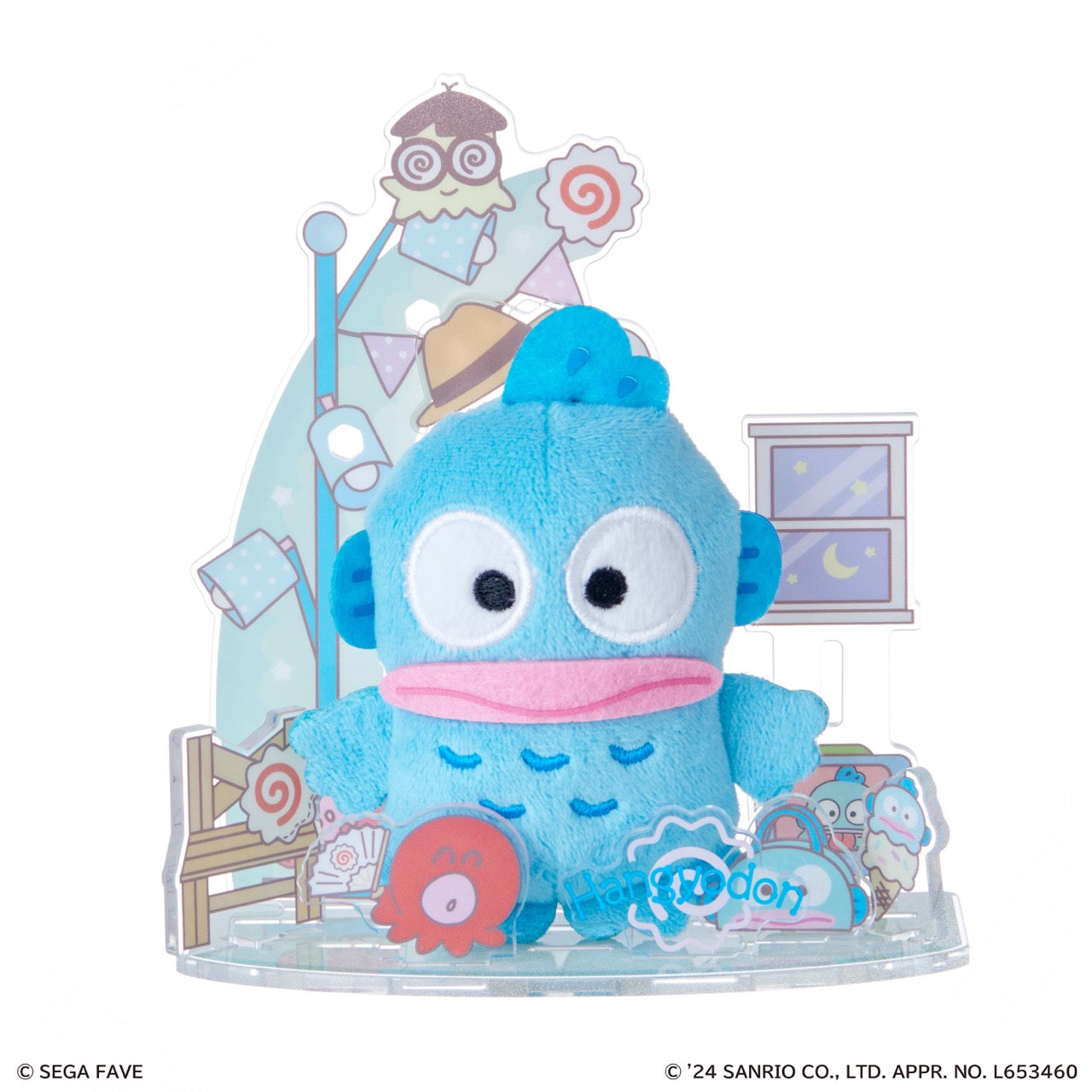 Hangyodon Mini Plush & Acrylic Stand Set (Nuikatsu Plushie Life Series)