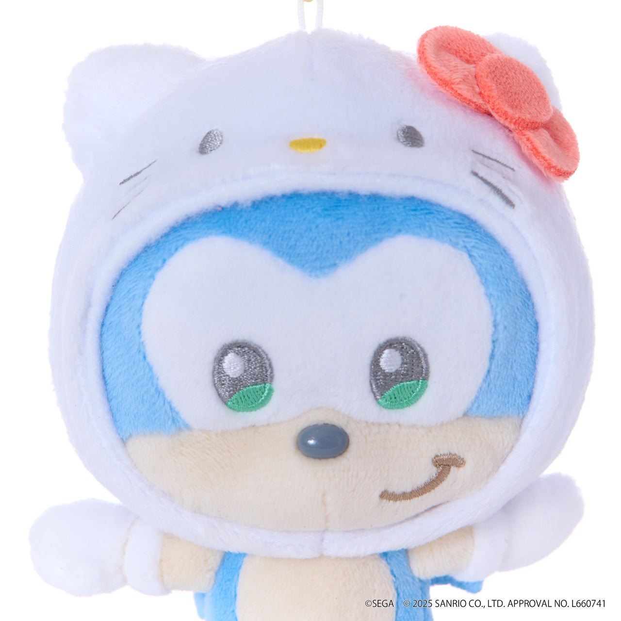 SONIC & FRIENDS x Hello Kitty and Friends Plush Mascot Keychain (Sonic x Hello Kitty) - Image 4