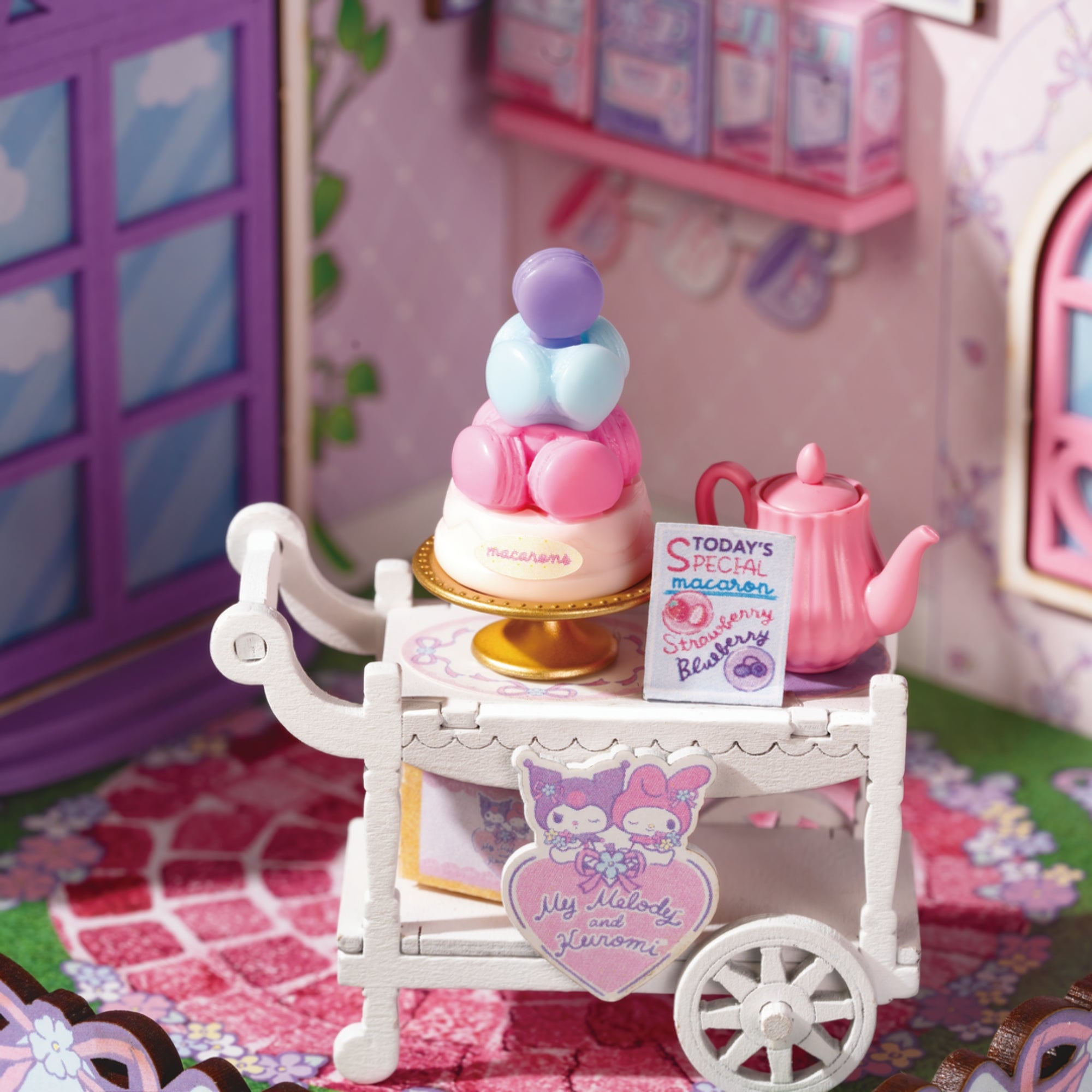 My Melody & Kuromi Tea Party DIY Miniature House Kit - Image 4
