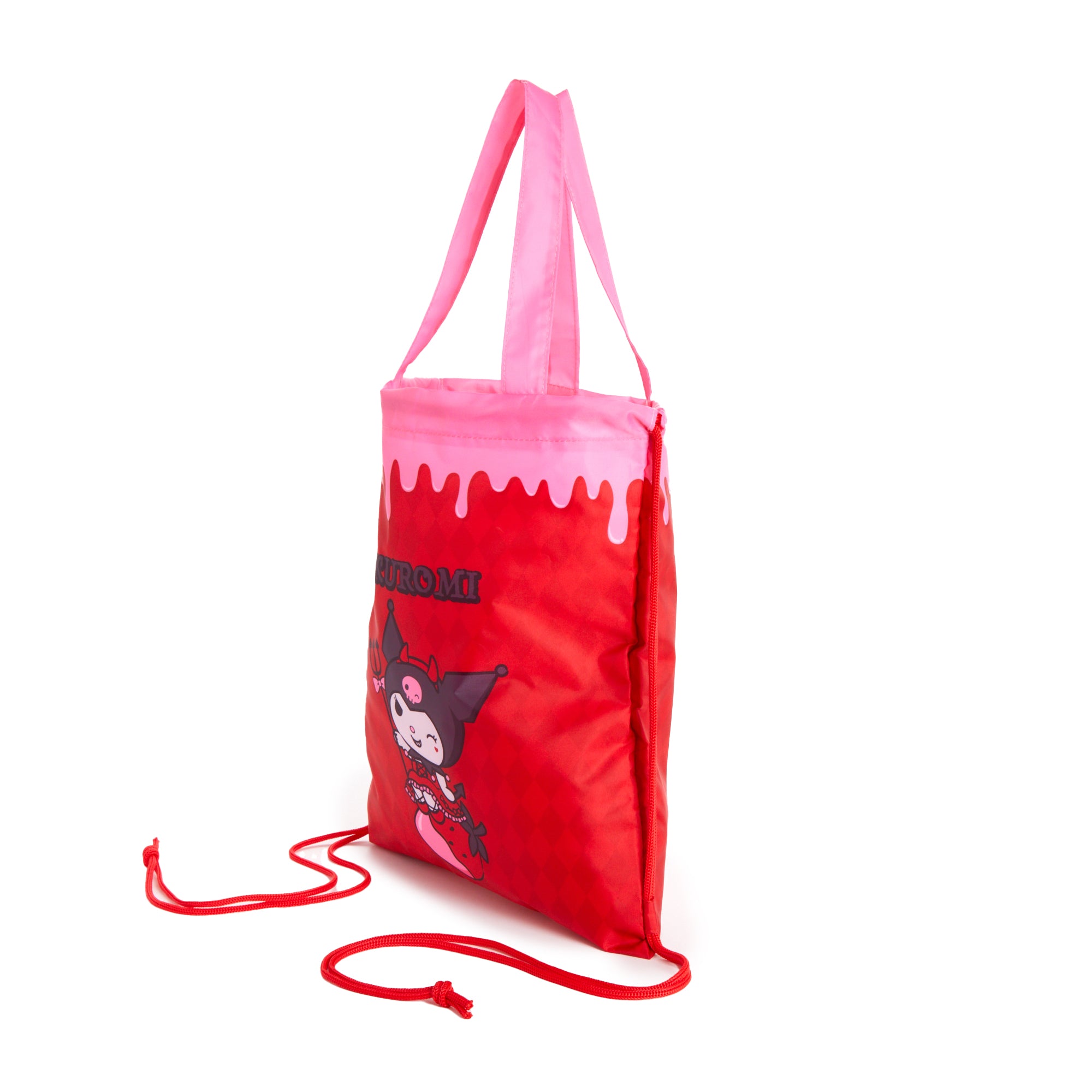 Kuromi Drawstring Backpack (Strawberry Treat Series) - Image 2