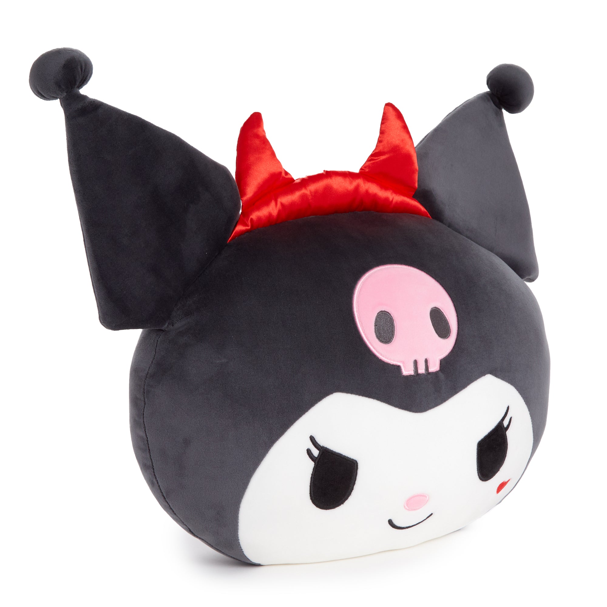 Kuromi Face Plush (Strawberry Treat Series) - Image 2
