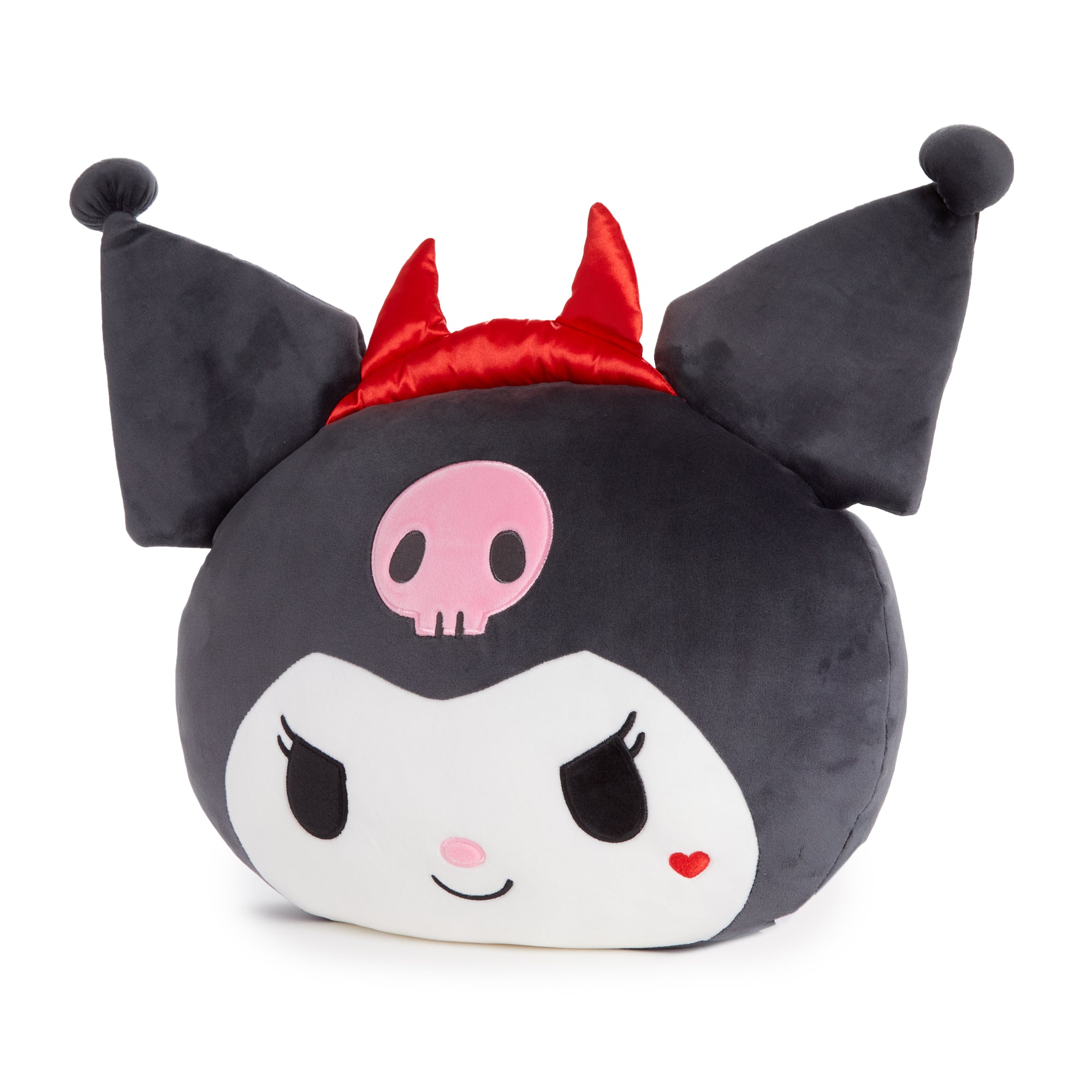 Kuromi Face Plush (Strawberry Treat Series) - Image 5