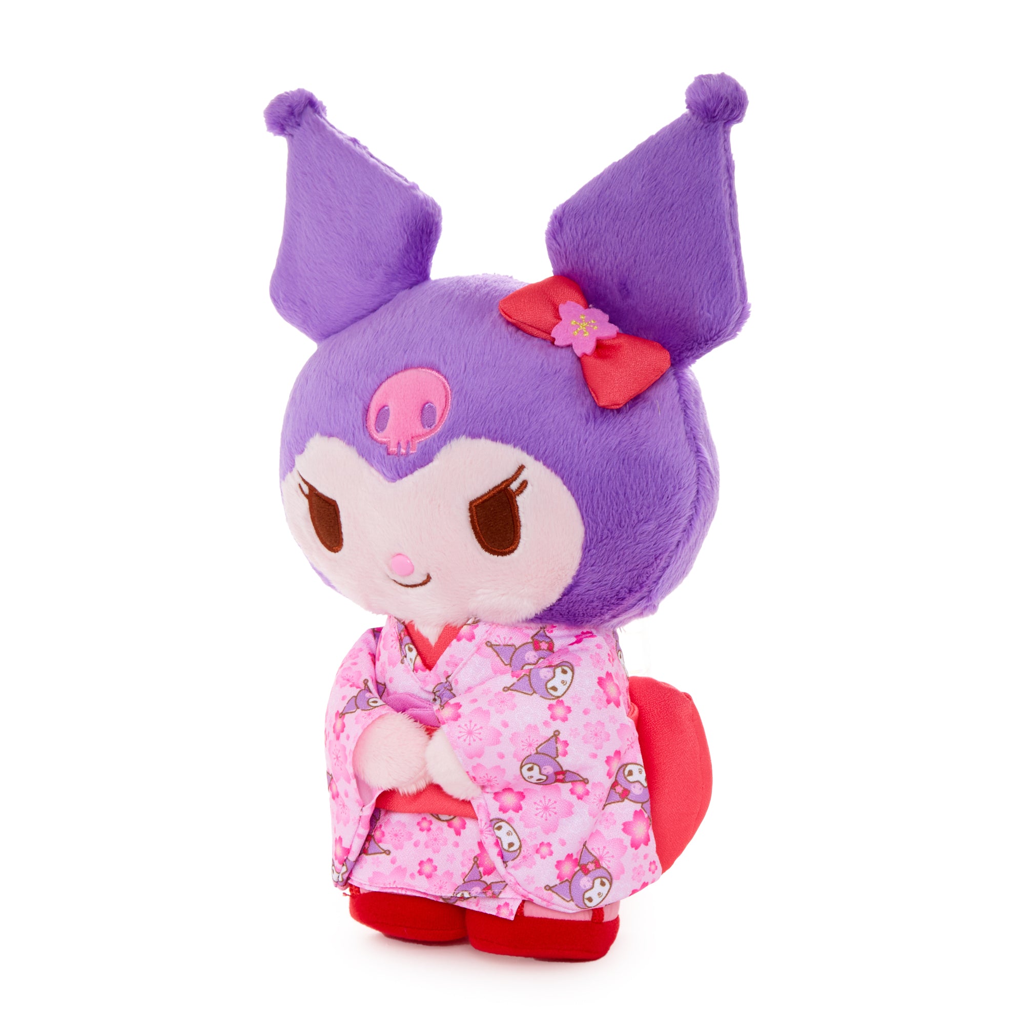 Kuromi 10 Pink Standing Plush (Spring Kimono Series) - Image 2
