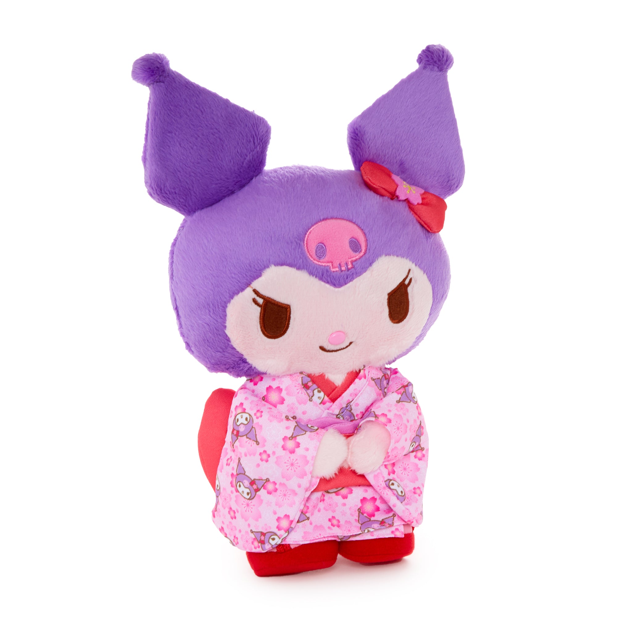 Kuromi 10 Pink Standing Plush (Spring Kimono Series) - Image 3
