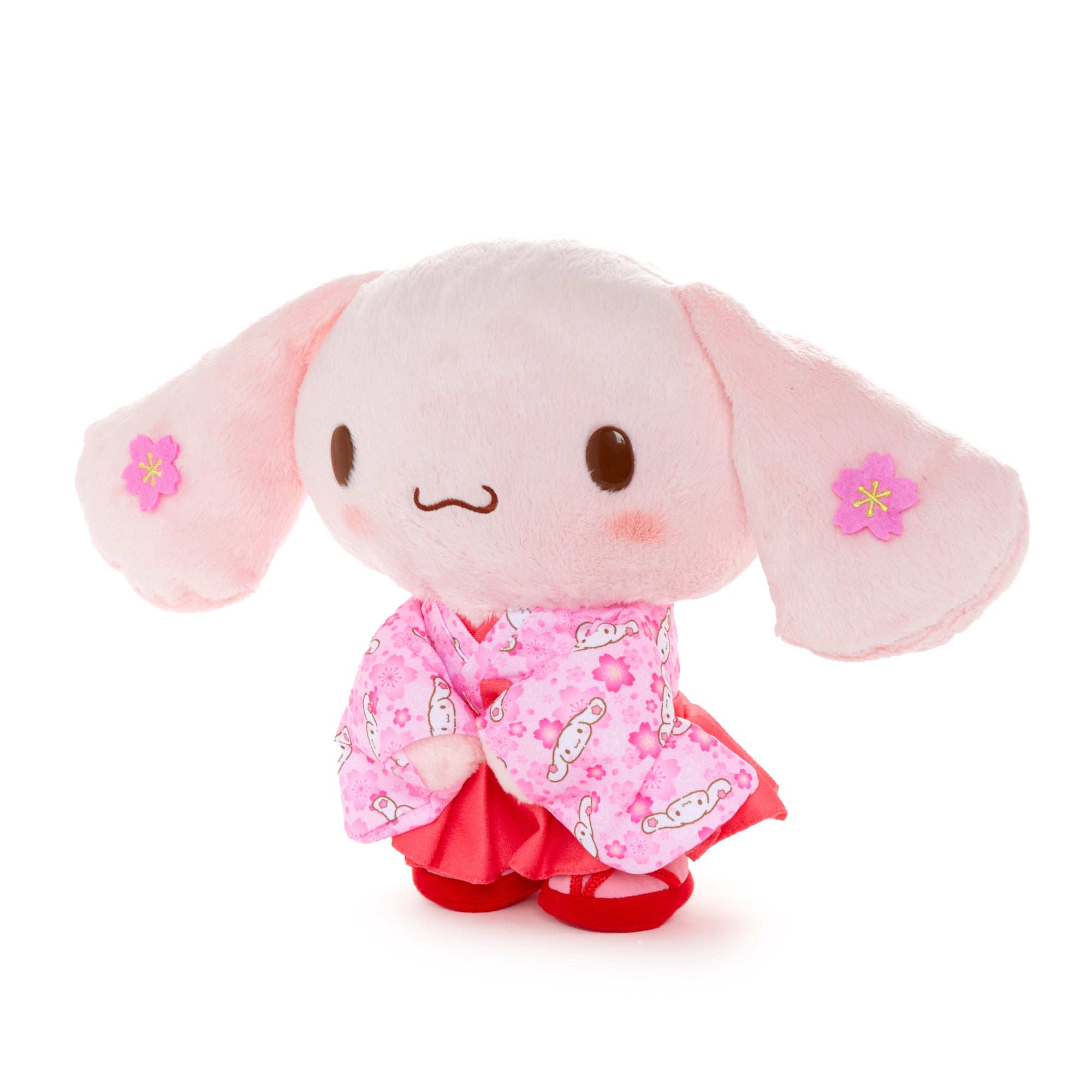 Cinnamoroll 10 Pink Standing Plush (Spring Kimono Series) - Image 2