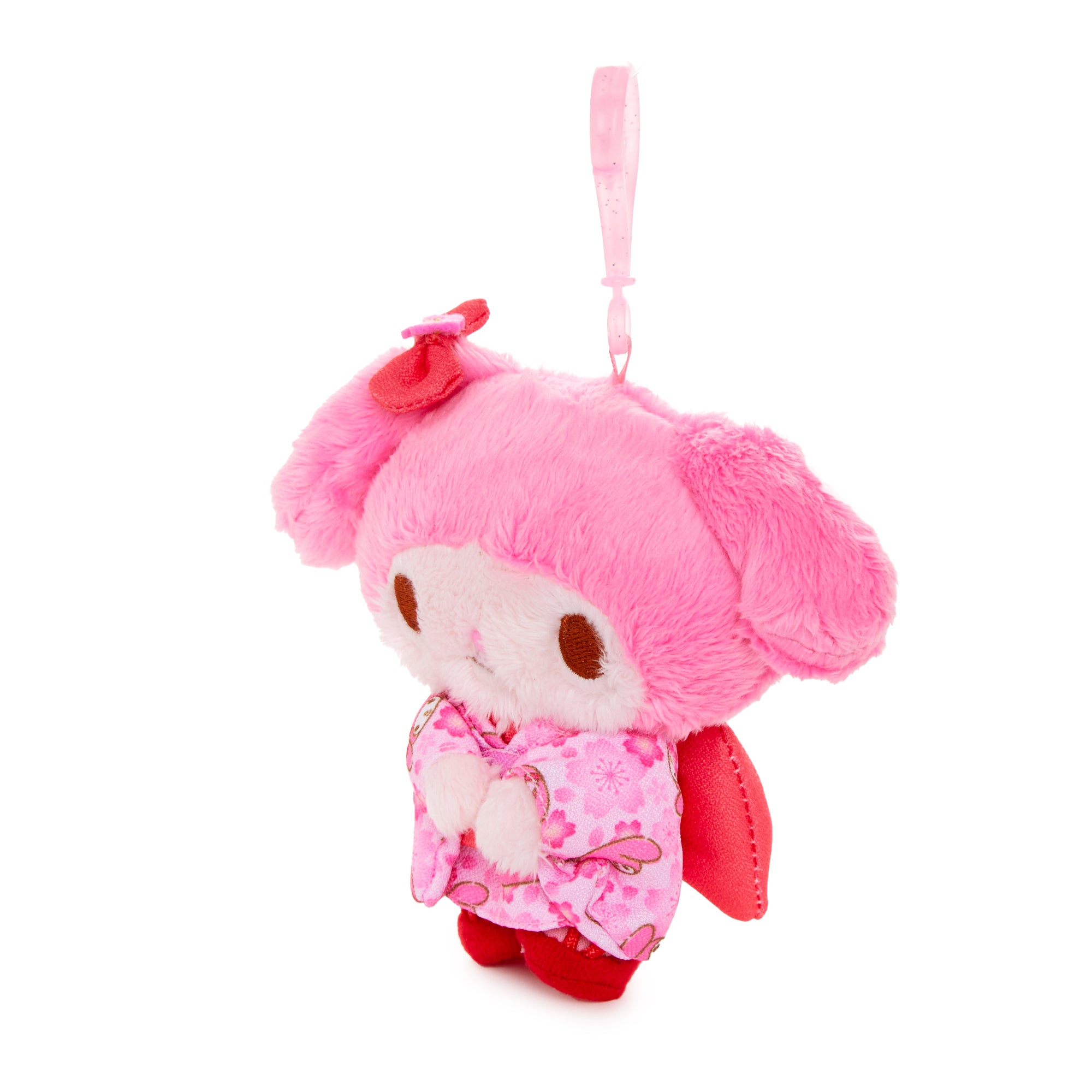 My Melody Plush Mascot Clip (Spring Kimono Series) - Image 2