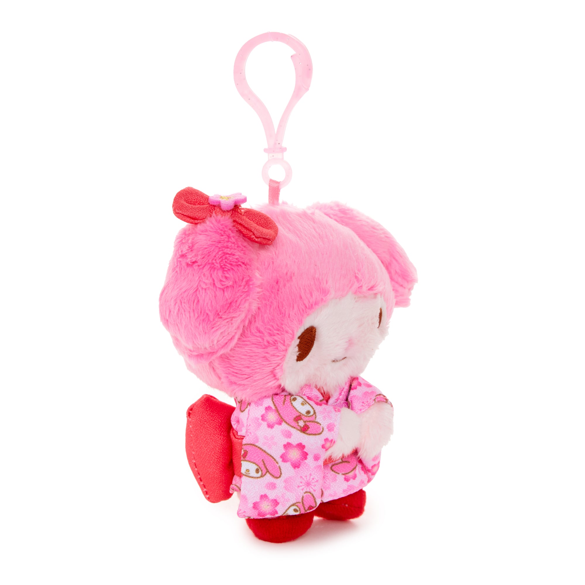 My Melody Plush Mascot Clip (Spring Kimono Series) - Image 3