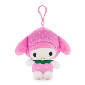 My Melody Strawberry Plush Mascot Clip (Fruit & Veggie Series)