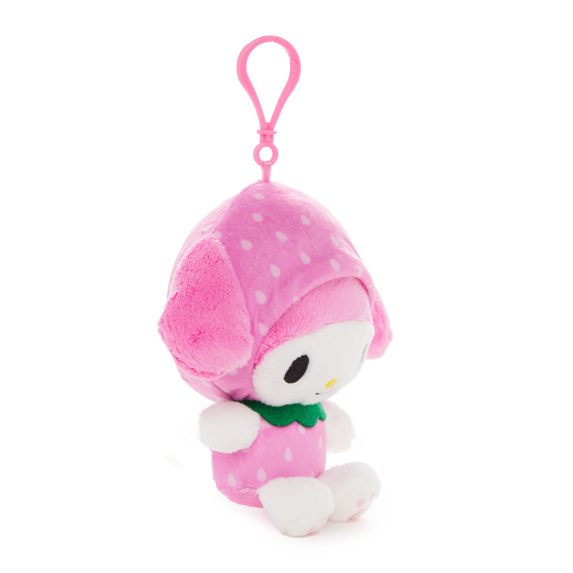 My Melody Strawberry Plush Mascot Clip (Fruit & Veggie Series) - Image 3